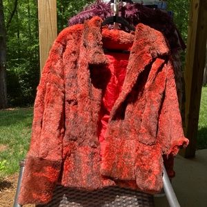 1970s Authentic Italian Rabbit Fur Coat